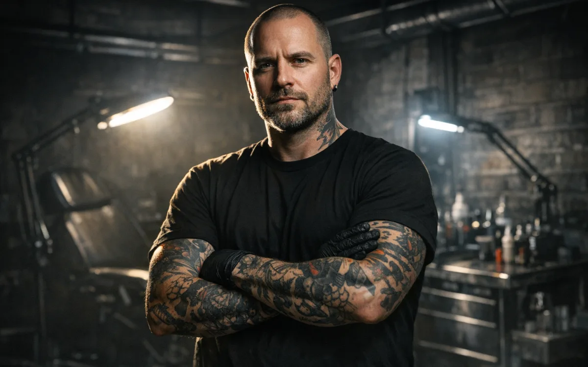 Professioneller Tattoo Artist